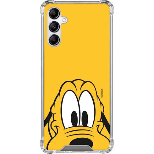Disney Friends Pluto Up Close Galaxy A15 5G Clear Case